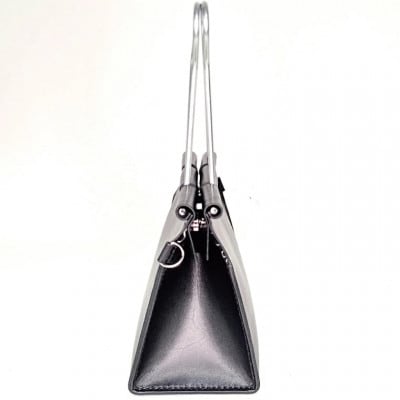 クリップバッグ Wide【身近な文具をモチーフにした、本革のハンドメイドバッグ】