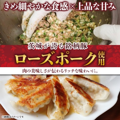 玄(kuro)の餃子 計20個 10個入り×2パック 茨城県産 ローズポーク入り 茨城県 水戸市