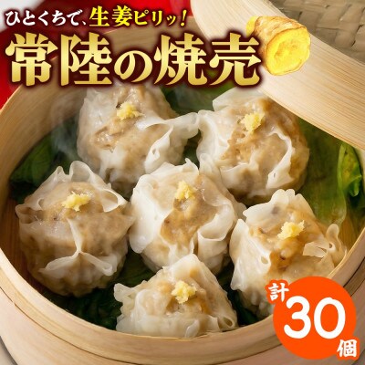 常陸の焼売 計30個 10個×3パック レンジ調理 国産 茨城県 水戸市