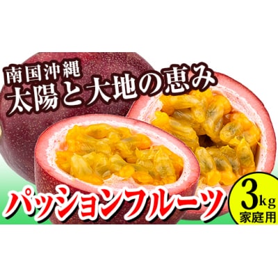 【2026年発送】パッションフルーツ3kg　家庭用