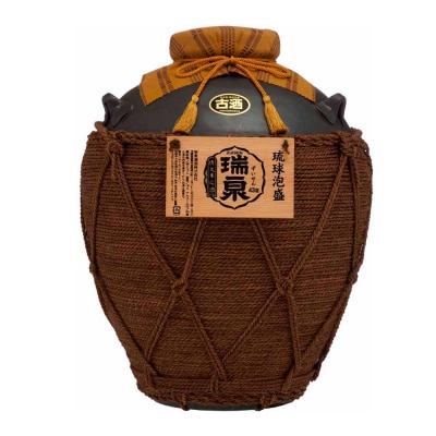 【琉球泡盛】瑞泉酒造　43%おもろ甕貯蔵10年古酒入「瑞泉壺1斗(巻)壺」18,000ml