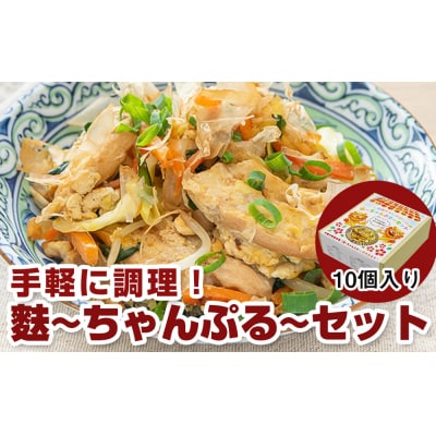 手軽に調理!麩～ちゃんぷる～セット　10個入り