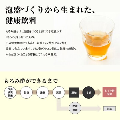黒麹クエン酸飲料　きび砂糖入り　ビタミン配合「瑞泉　癒しのもろみ酢」720ml×2本　瑞泉酒造