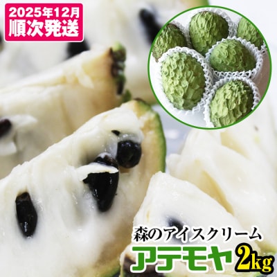 【2025年12月中旬から順次発送】アテモヤ 2kg “森のアイスクリーム”