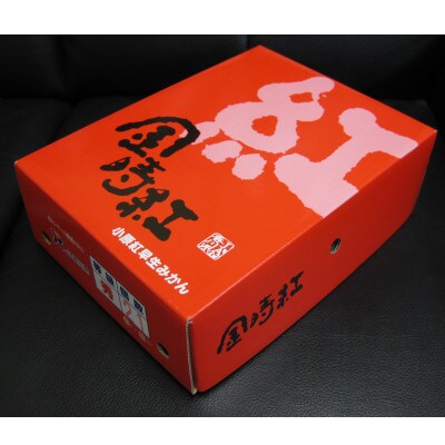 小原紅早生みかん(金時紅)　約2.5kg化粧箱入り