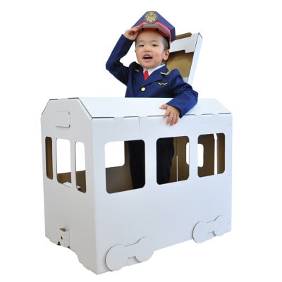 ダンボール電車