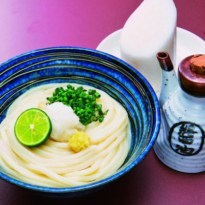 打ち立て!讃岐本生うどん「純生」6人前(だし・ネギ・生姜付)
