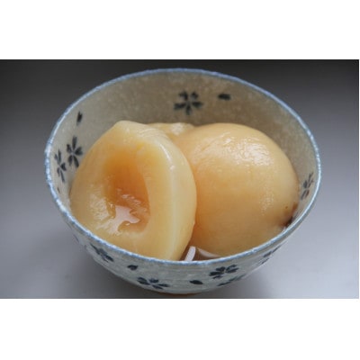 国産白桃215g(固形量:125g)・2つ割り白桃缶詰425g(固形量:250g)　各3缶セット