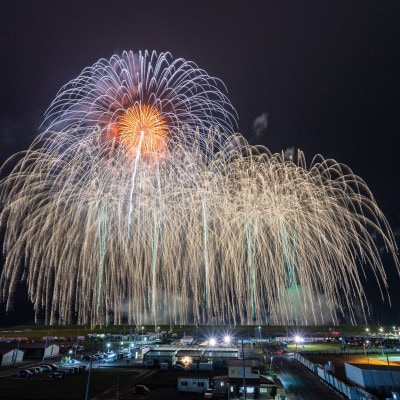 東北未来芸術花火2024 イス席(指定)ペアチケット