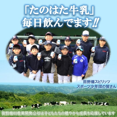 【毎月定期便】たのはた牛乳1000ml×1本　【美味しさへこだわり85℃25分間殺菌】　　　全3回