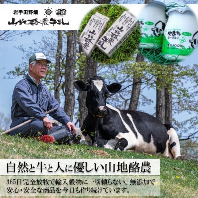 山地酪農牛乳1L・やまちヨーグルト450g　各2個ずつ
