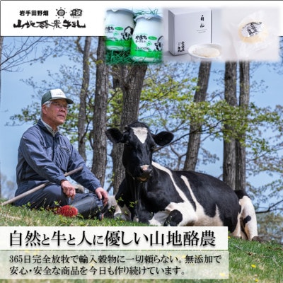 ～大自然で生まれ育った牛さんの恵～チーズ2種・ヨーグルト詰合せ