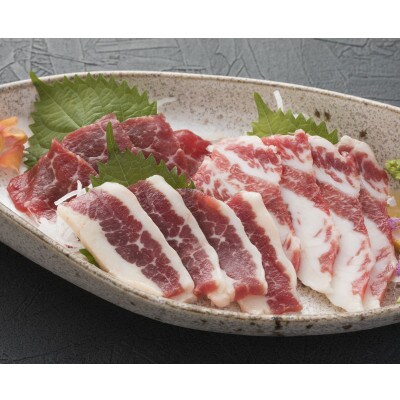 【熊本　と畜】3種の馬刺し　300g【赤身・フタエゴ・サガリ各100g】(山鹿市)