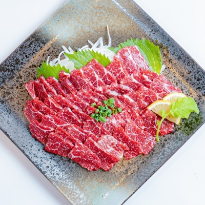 【熊本 と畜】桜屋 特選馬刺しスライス 300g(山鹿市)