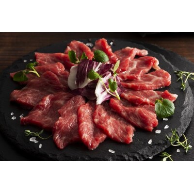 ふじ馬刺しと球磨焼酎の晩酌セット