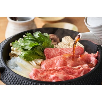 熊本県産　黒毛和牛　しゃぶしゃぶ・すき焼きセット約800g