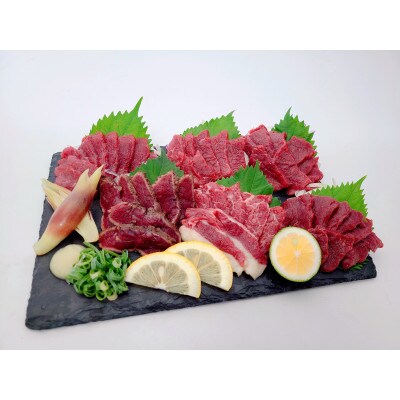 【毎月定期便】熊本の味「桜」純国産馬刺し 満喫セット 約420g タレ付き全6回