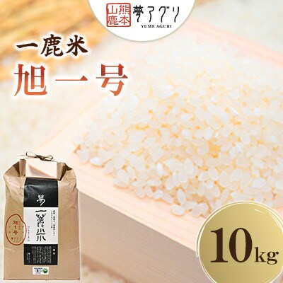 一鹿米 旭一号 白米 10kg【株式会社夢アグリ】《山鹿市》