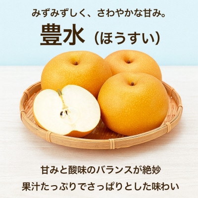 豊水梨 4～12玉 約3kg(山鹿市)