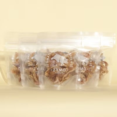 ZYMO豚耳ジャーキーセット 総計200g【ペットフード】千葉県産豚耳　無添加・無着色　犬のおやつ