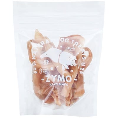 ZYMO豚耳ジャーキーセット 総計200g【ペットフード】千葉県産豚耳　無添加・無着色　犬のおやつ