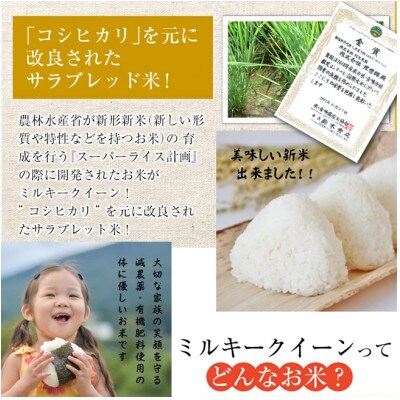 令和6年産ミルキークイーン5kg+2kg(白米)【金賞・千葉大学共同研究米農生法人理想郷】