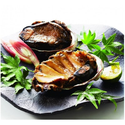 長崎県産黒鮑煮貝 小　2粒