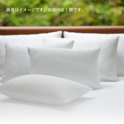 ダウンピロー・50×70cm・ラグジュアリーサイズ　ホワイトダック ダウン70%