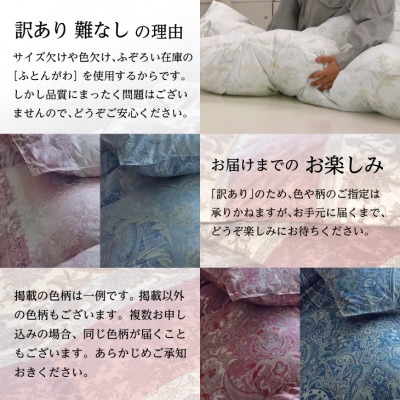 【訳あり】色柄おまかせ 羽毛合掛けふとん・シングル|プリンセスダックダウン90%【富士新幸九州】