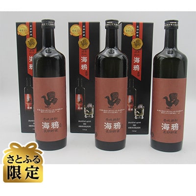 【さとふる限定】壱岐焼酎　海鴉 25度 720ml 12本入り 長崎県壱岐市産