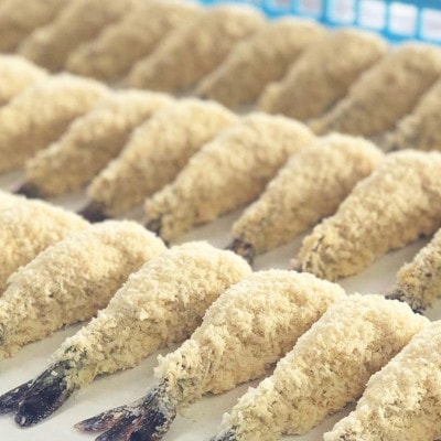 丸昇水産のエビフライ 18本