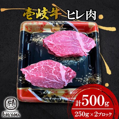 ヒレ肉(250g×2ブロック)500g【イチヤマ】《壱岐市》