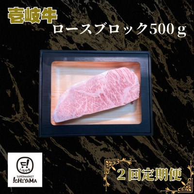 【毎月定期便】ロースブロック 500g全2回