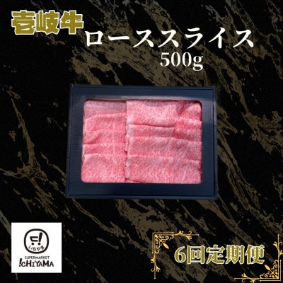 【毎月定期便】ロース スライス 500g全6回