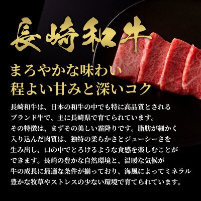 【和牛セレブ】長崎和牛 焼肉 肩ロース 200g(壱岐市)