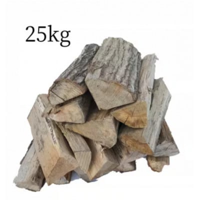 薪 ナラ・クヌギ・カシ 【 乾燥薪 】 大割 25kg×4箱【複数個口で配送】