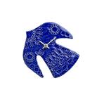 happy bird clock マリンブルー