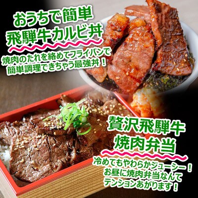 飛騨牛 焼肉用カルビ 1kg(500g×2)