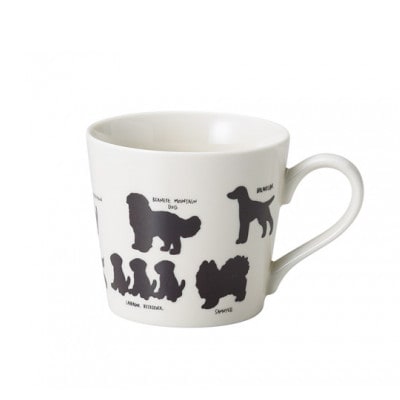 【温度で変化する器】【美濃焼】温感 犬 マグカップ 1個『ゆる犬(3)』