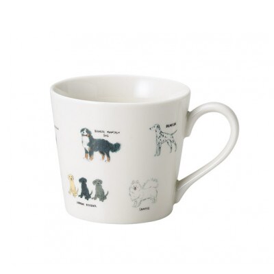 【温度で変化する器】【美濃焼】 温感 犬マグカップ (2個) 『ゆる犬3』