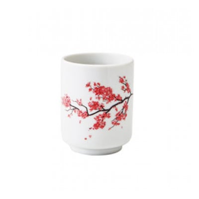 【温度で変化する器】【美濃焼】 湯呑 (2個) 『 桜 』