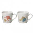 【温度で変化する器】【美濃焼】 温感 マグカップ (2個) ボタニカル 『コンプトン』『青花』