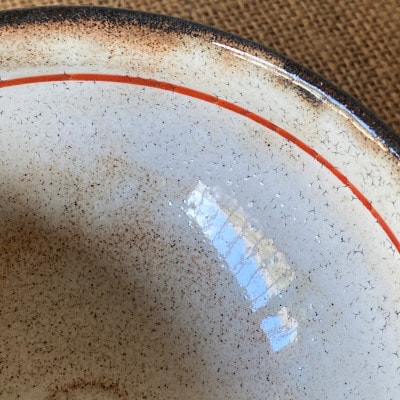 【さとふる限定】【令和7年産:玄米】特別栽培米 コシヒカリ(2kg)+【美濃焼】赤絵かいらぎ 大平