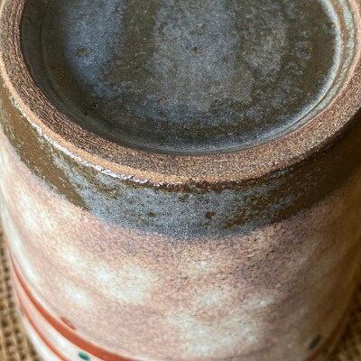 【さとふる限定】【令和7年産:玄米】特別栽培米 コシヒカリ(5kg)+【美濃焼】赤絵かいらぎ カップ