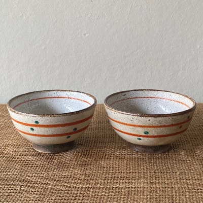 【令和7年産:精米】特別栽培米コシヒカリ(9kg)+【美濃焼】赤絵かいらぎ煎茶碗