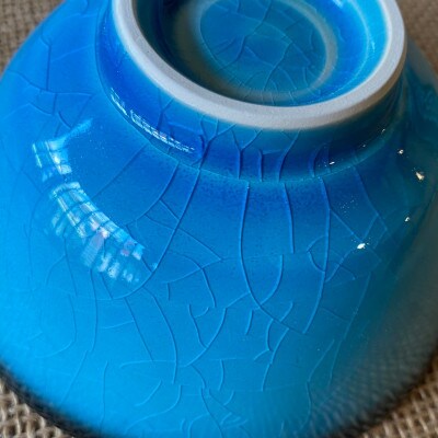 【令和7年産:玄米】特別栽培米コシヒカリ(10kg)+【美濃焼】青輝貫入煎茶(2個)