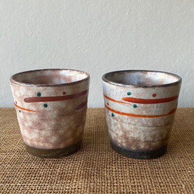 【さとふる限定】【令和7年産:玄米】特別栽培米 コシヒカリ(10kg)+【美濃焼】赤絵かいらぎカップ