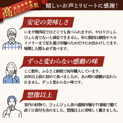ぴょんぴょん舎 盛岡冷麺スペシャル4食セット