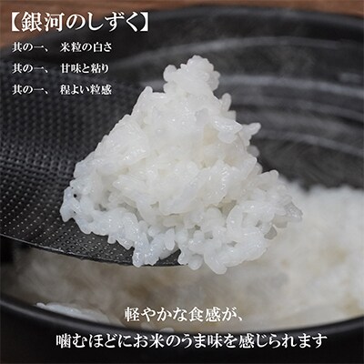 【毎月定期便】【3か月毎月配送】【無洗米】【銀河のしずく】30kg全3回