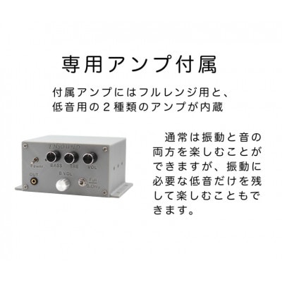 【体感振動スピーカー】エン・サウンドクッション